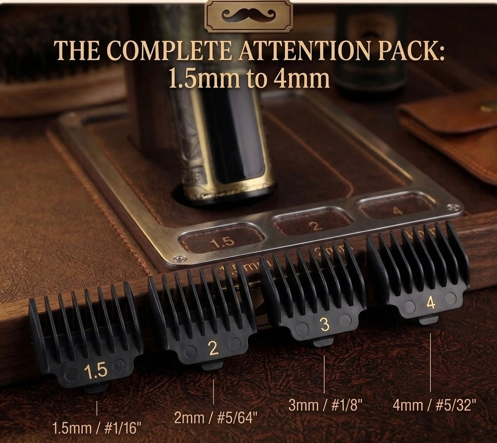 Beardworth Medusa Trimmer — Professional Cordless Hair & Beard Trimmer