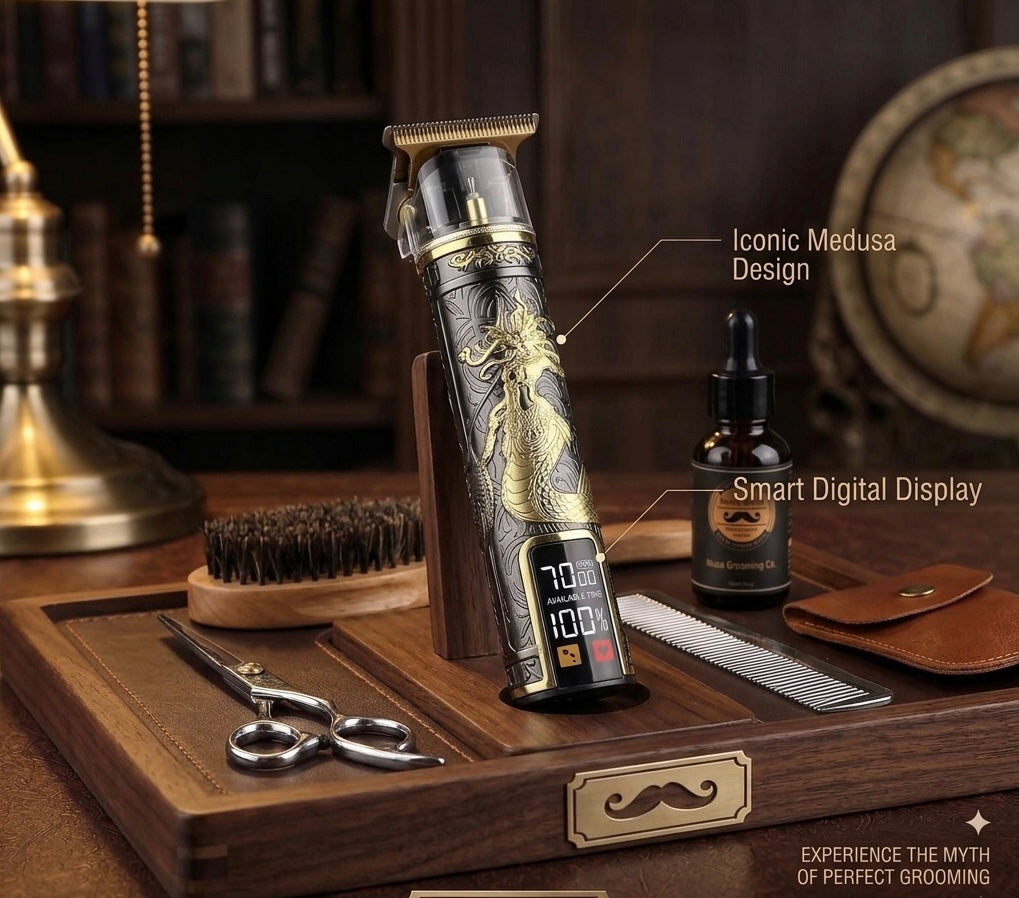 Beardworth Medusa Trimmer — Professional Cordless Hair & Beard Trimmer